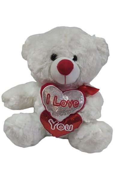 CEBECİ TİCARET Plush Bear Soft White-45 - Cm