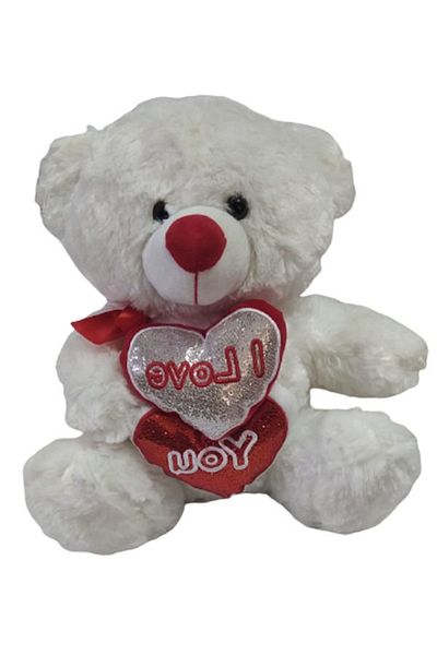 CEBECİ TİCARET Plush Bear Soft White-45 - Cm