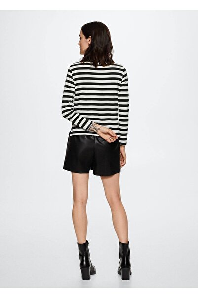 MANGO Woman T-Shirt 100% βαμβακερό ριγέ