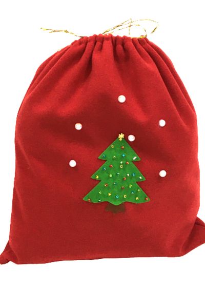 Işin Tasarım New Year's Red 25×32 Cm Size Gift Package Bag