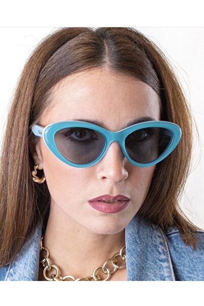 Gucci Gc1170s00354 Güneş Gözlüğü Mavi Kemik Çerçeveli Uv400