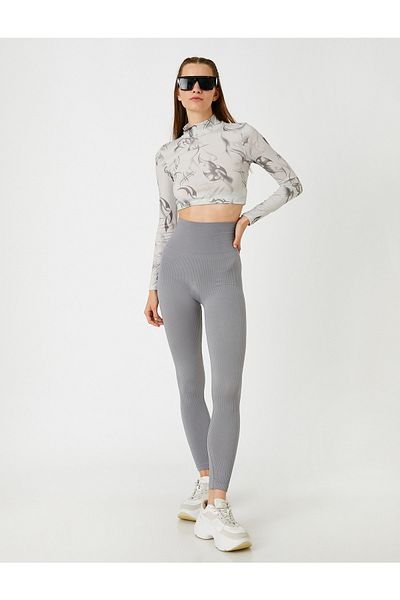 Koton High Waist Leggings - Basic Model
