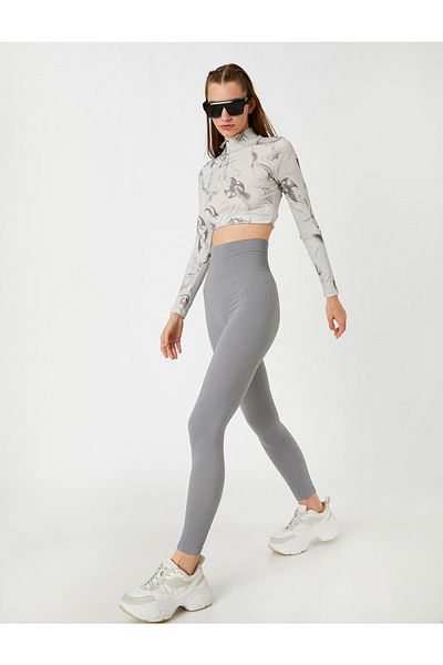 Koton High Waist Leggings - Basic Model