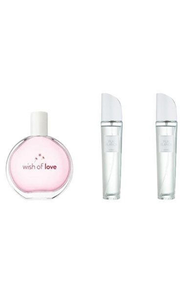 AVON Pur Blanca Edt 50 Ml Kadın Parfümü 2'li Ve Wish Of Love Edt 50 Ml Kadın ...