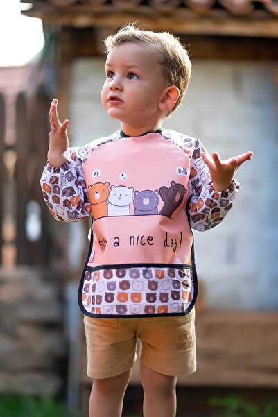 dubi baby مريلة طعام للنشاط والهوايات من بيبيتشي مع جيب مقاومة للماء لعمر 1-3...