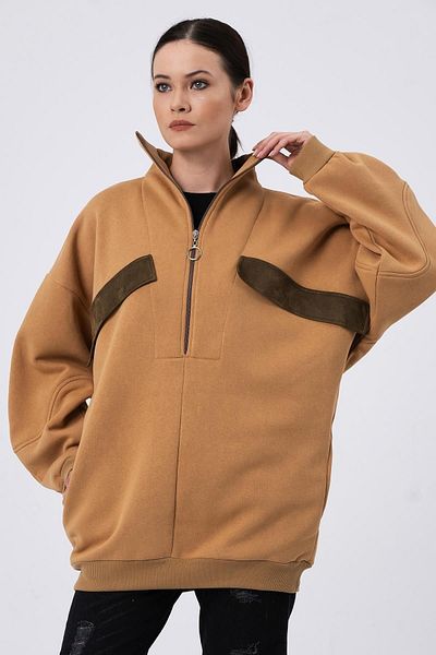 ALEXANDERGARDI Оувърсайз суитшърт с декоративен джоб (b22-398a)