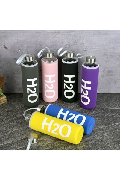 Tohana Glass Flask with Case 750ml Mix H2o88750