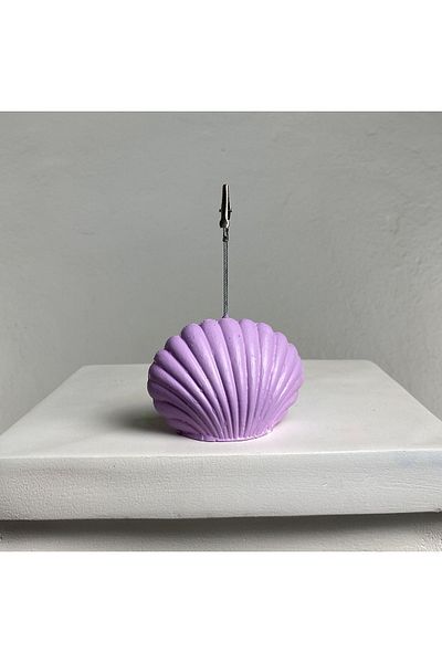 oasis decoration Lilac Oyster Note Holder
