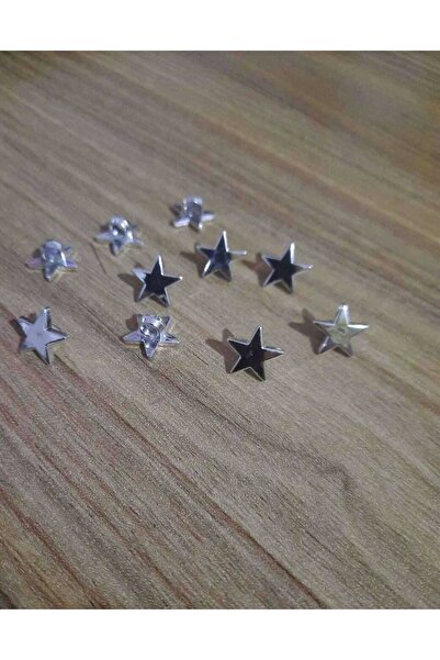 İMREN AKSESUAR Κουμπί μεταλλιζέ με αστραπή με πόδι στο κάτω μέρος 13 χιλ. 1 συσκευασία 10 τεμάχια