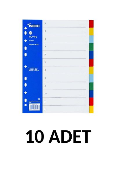 Noki 10 قطع فاصل 2x6 ألوان