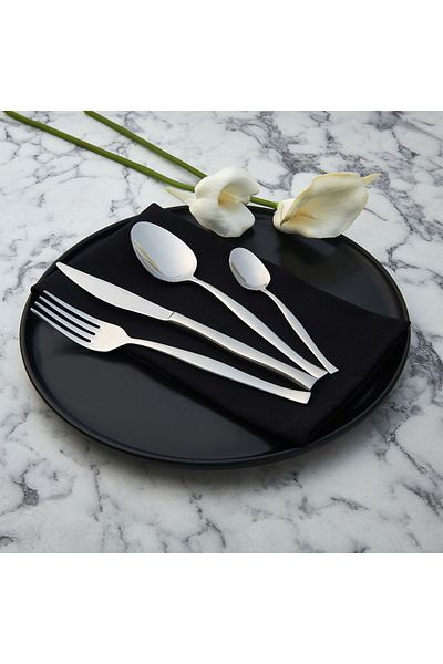 Nehir Elegant Simple 24 Piece Fork Spoon Knife Set