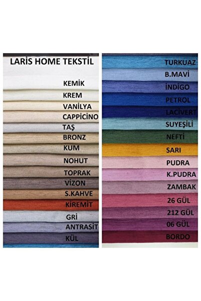 LARİS Antrasit Koltuk Örtüsü Şalı Çekyat Örtüsü Şönil Kumaş Çift Taraflı 175x215