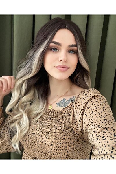 Fenomen Peruk Πολυτελής Κορυφαία Προσαρμοσμένη Ελαφριά Κυματιστή Περούκα Vip