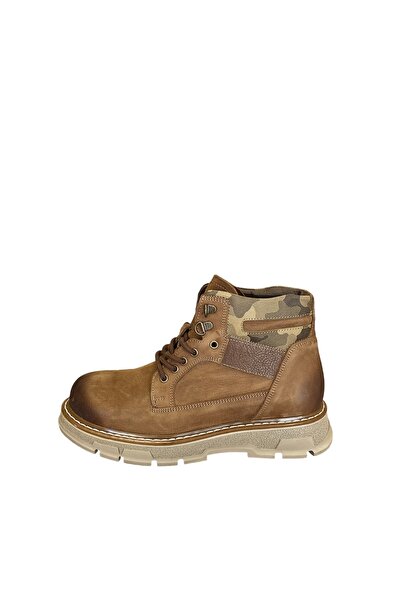 JAMES FRANCO M5926 Hakiki Deri Taba Rengi Günlük Erkek Bot