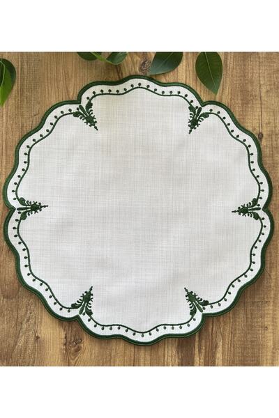 ŞÜKRANHOME Nakışlı Supla 4’lü Set