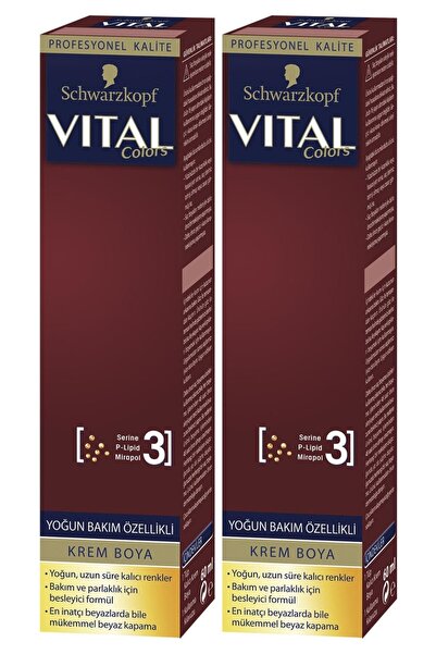 Schwarzkopf Colors Krem Saç Boyası 5-889 Şarap Kızılı X 2 Adet (saç Boyama Fı...