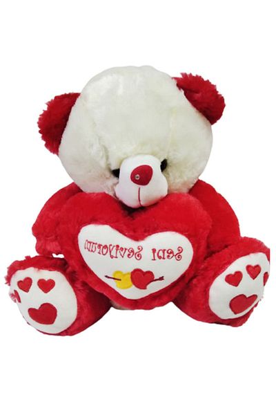 CEBECİ TİCARET Plush Bear Soft White-45 - Cm