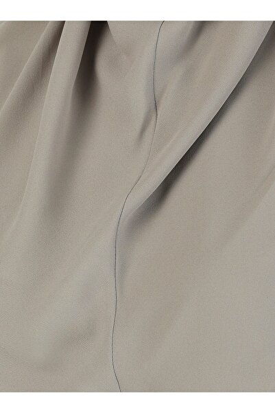 Ecardin Crepe Fabric Tied Belt Turban - St 091 Stone