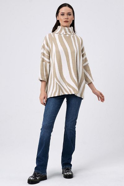 ALEXANDERGARDI Pulover casual cu guler rotit (b22-36501)