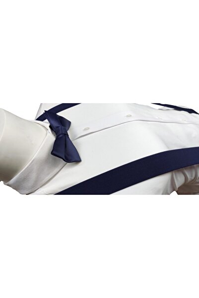 Le Voux Σετ ζαρτιέρες και παπιγιόν σε μπλε ναυτικό χρώμα