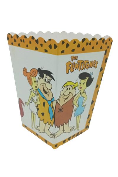 ECE PARTİ Corn Box Popcorn Stone Age Themed 8 Pieces