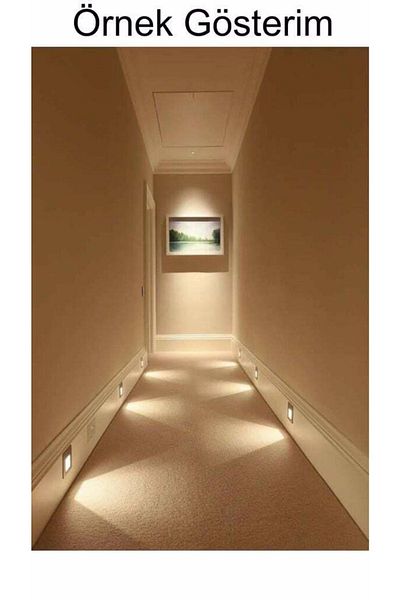 Cata 3W Ct-5179 Black Corridor Lighting - 6400K White Light