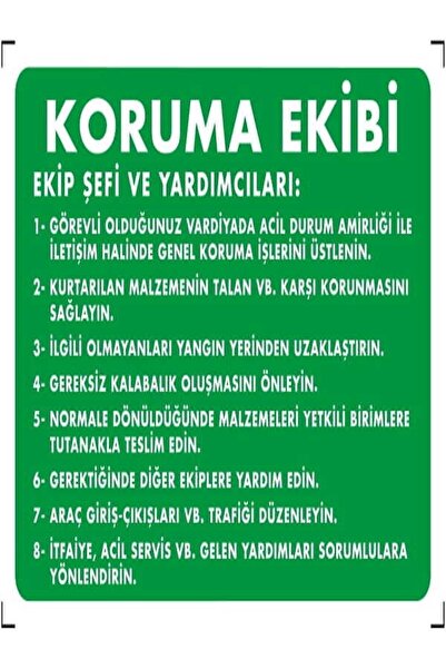 Emek İkaz Levhaları لافتة تحذير/تحذير لفريق الإسعافات الأولية مقاس 12 × 25 دي...