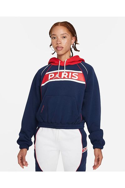 Nike Paris Saint-germain Women's Fleece Hoodie Dc0461-410
