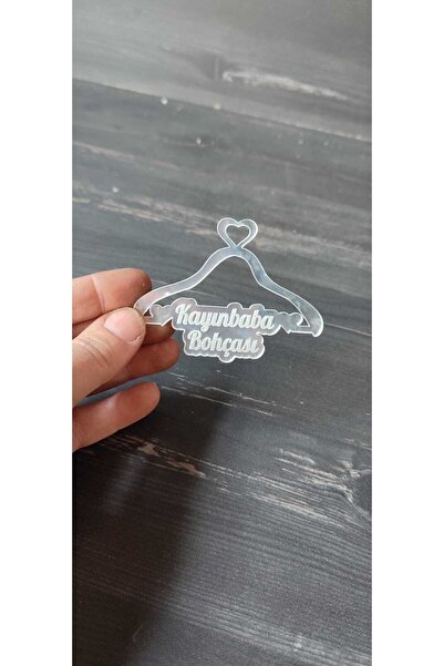 hoby shop Pleksi Kayınbaba Bohçası Yazısı Gümüş 1 Adet