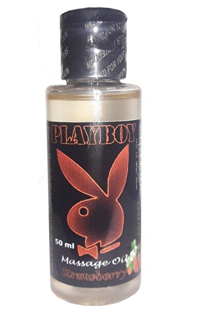 Playboy Strawberry Massage Oil 50ml Çilek Aromalı Vücut Masaj Yağı