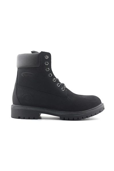 Hammer Jack 1101 Waterresist Γνήσιο Δέρμα Ανδρικές Μπότες Nubuck Μαύρο