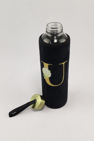 Digithome H2o 600 ml Glass Flask with Letter U – H2o88620 C1-1-18