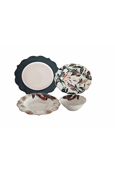 AROW Pinkmore 24 Parça 6 Kişilik Yemek Takımı Tr-3011