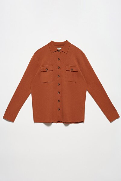 Dilvin 1160 قميص تريكو بأزرار وياقة بولو