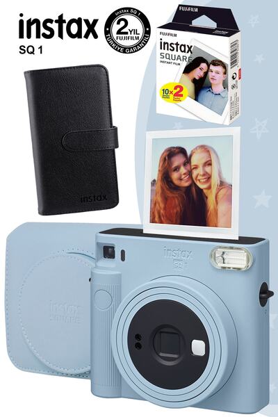 Fujifilm Instax Sq1 Buz Mavi Fotoğraf Makinesi