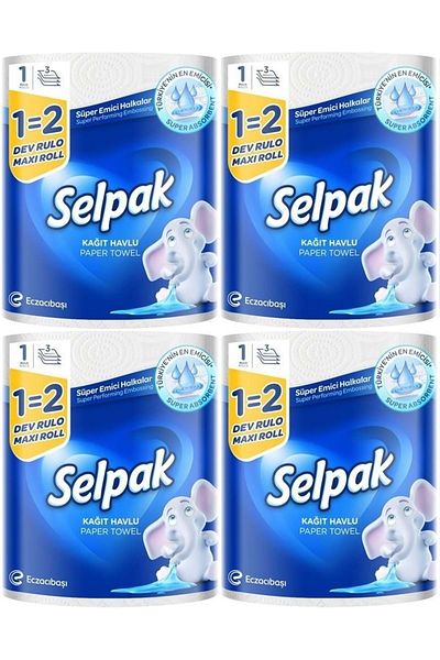 Selpak Paper Towel (3 Layers) Giant Roll (Set of 4)