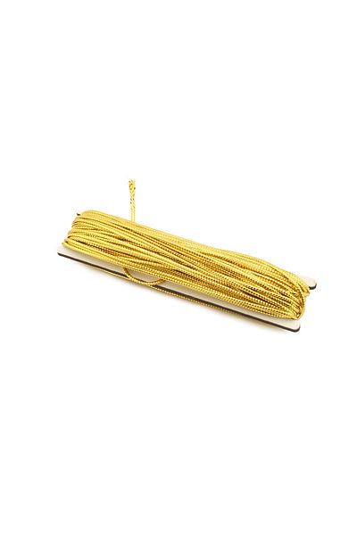 Lora Wedding 2mm Thickness Glitter Shiny Gold Color Rope 15 Meters