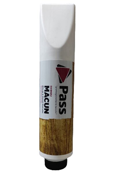 PASS Su Bazlı Macun Ahşap Dolgu Tamir Macunu Beyaz / 750 Ml