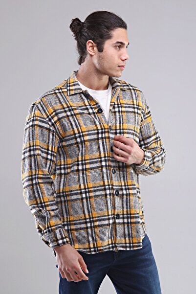 fy stil Erkek Oversize Oduncu Gömlek