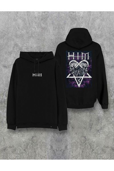 Darkia Him Music Group Printed Hoodie Special Design Hoodie