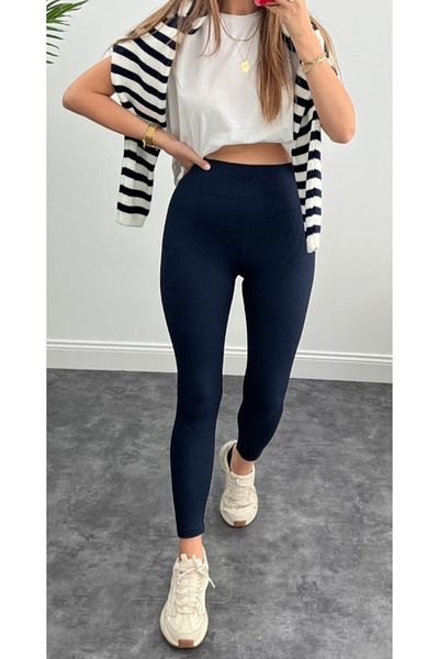 Lady Bordás leggings, varrat nélküli összegyűjtő leggings polárral