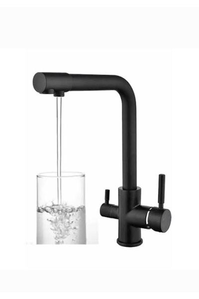 ALBAVA Touch Soft Arıtmalı 3 Başlıklı Evye Bataryası