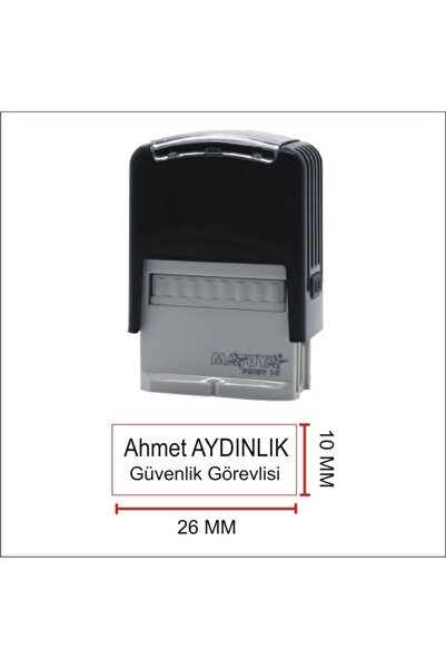 Sırdaş Isim Ünvan Kaşesi - Yazısı Dahil