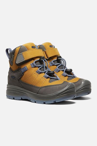 Keen Redwood Mid Wp - Δερμάτινες αδιάβροχες μπότες χιονιού - μουστάρδα