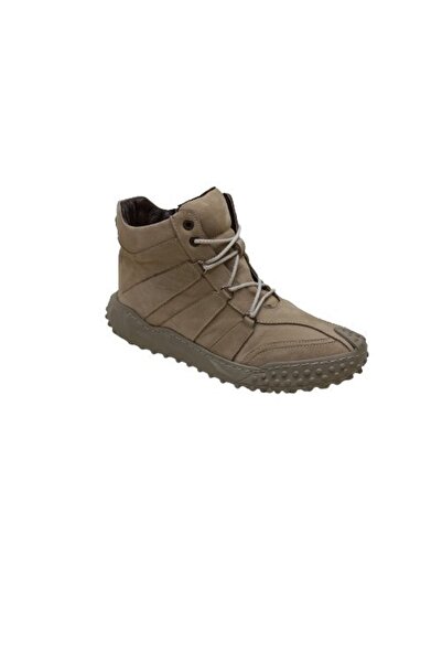 LUCIANO BELLINI Bej Krem Deri Erkek Bot Ayakkabı