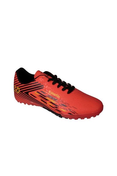 Kinetix Men's Orange Black Astroturf Football Shoes