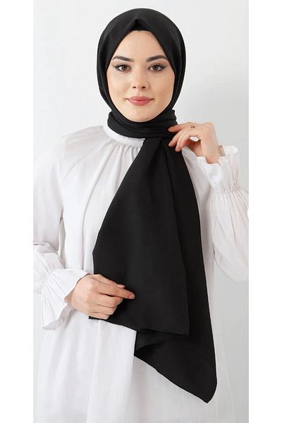 Mides scarf Βαμβακερό σάλι Cazz Μαύρο