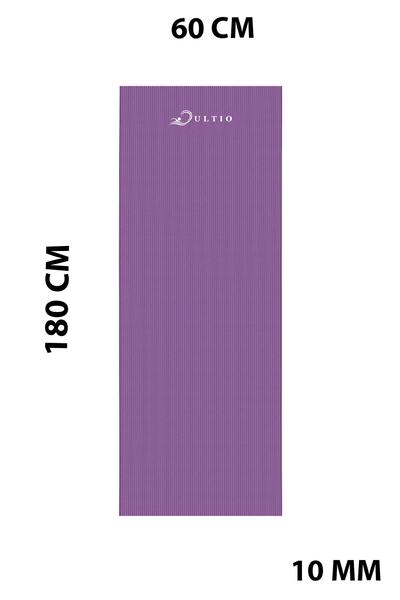 Ultio Spor Kaymaz Taban 10 Mm Taşıma Askılı Nbr Pilates Minderi Yoga Matı Isteğe Bağlı Kamp Matı
