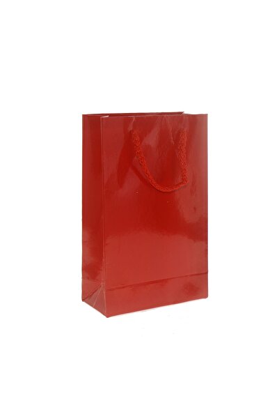 mutlu adım 5 Τεμάχια 10x17cm Χάρτινη Τσάντα Κόκκινη