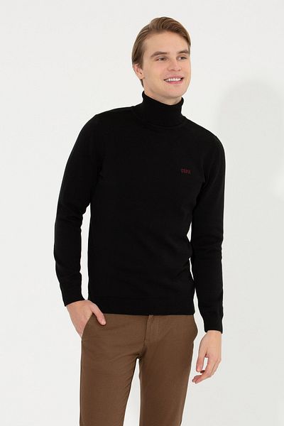 U.S. Polo Assn. Pulover negru pentru bărbați